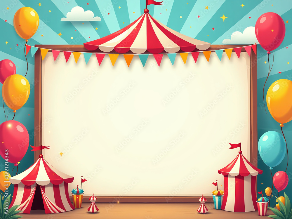 A Vibrant Colorful Carnival Banner With A Large Blank Space For Adding Text Or Graphics To Make It Visually Appealing. 00001 A Vibrant Colorful Carnival Banner With A Large Blank Space For Adding Text Or Graphics To Make It Visually Appealing. 00001