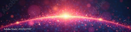 Shimmering aura surrounding a sphere of light  luminous  sphere  cosmic