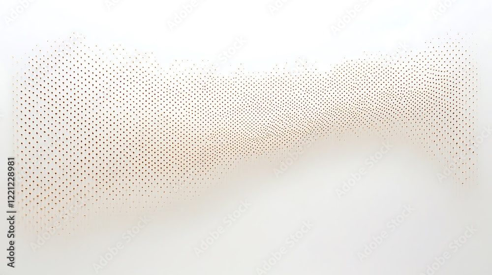 A symmetrical arrangement of water droplets forming a geometric pattern, each droplet reflecting light delicately on a white background A symmetrical arrangement of water droplets forming a geometric pattern, each droplet reflecting light delicately on a white background