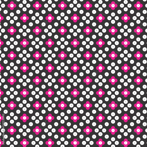 Flower dot Design Pattern, Background, wallpaper.