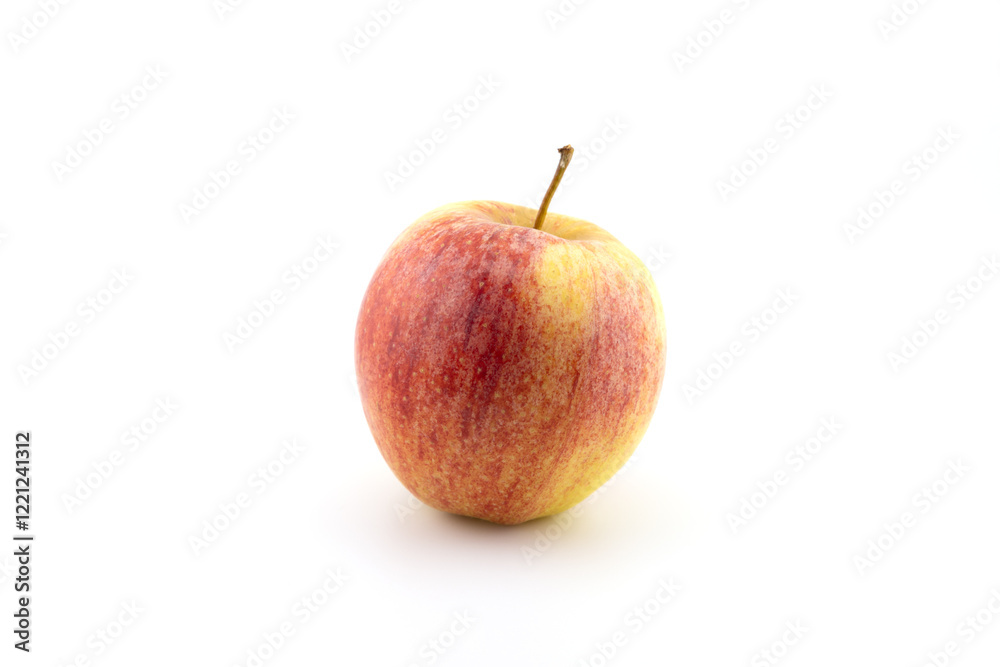 Red apple isolated. Whole apple, half and a slice on white background. Red appl set with clipping path. Full depth of field. Red apple isolated. Whole apple, half and a slice on white background. Red appl set with clipping path. Full depth of field.