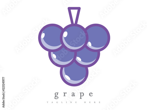 wine logo, simple and shows a strong identity