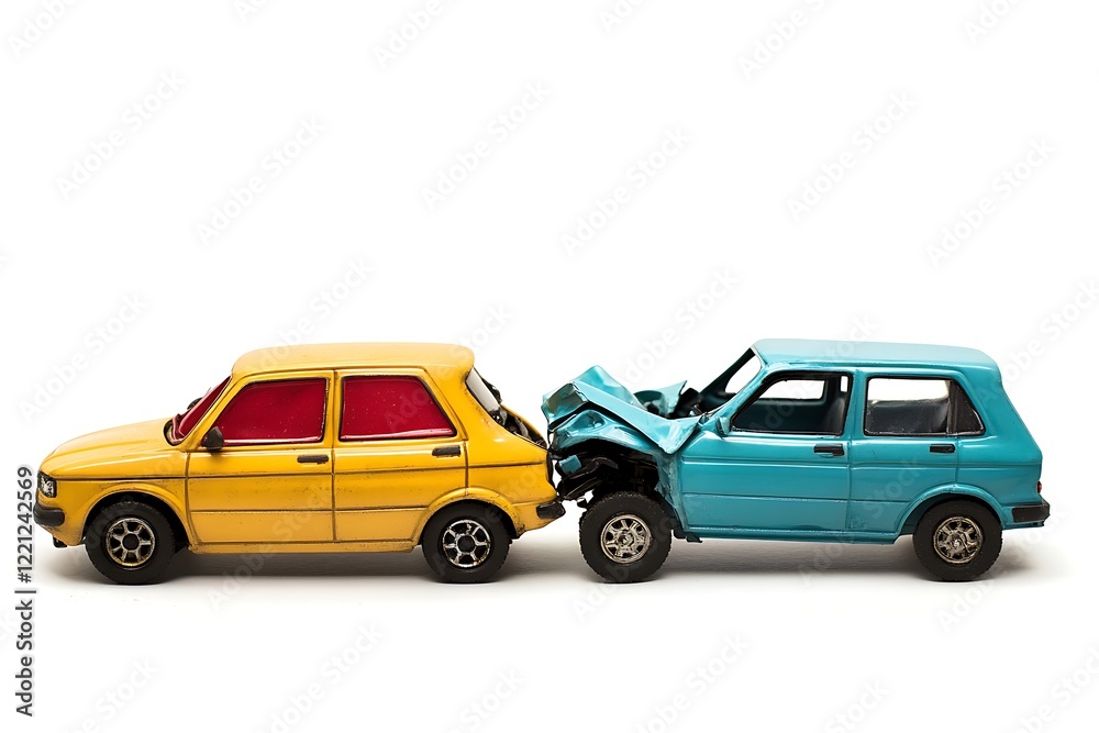 Cars crash accident on the street. Damaged automobiles isolated on white background. Cars crash accident on the street. Damaged automobiles isolated on white background.