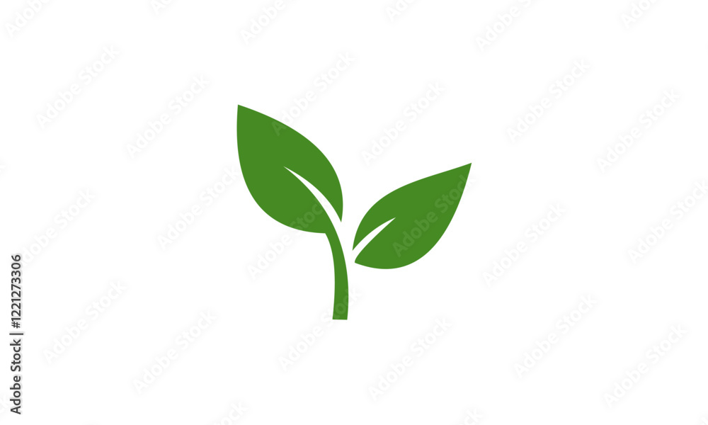 Green leaf logo Green leaf logo