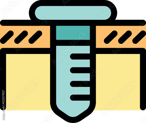 Soil sample being tested in laboratory using test tube, representing soil analysis and environmental science
