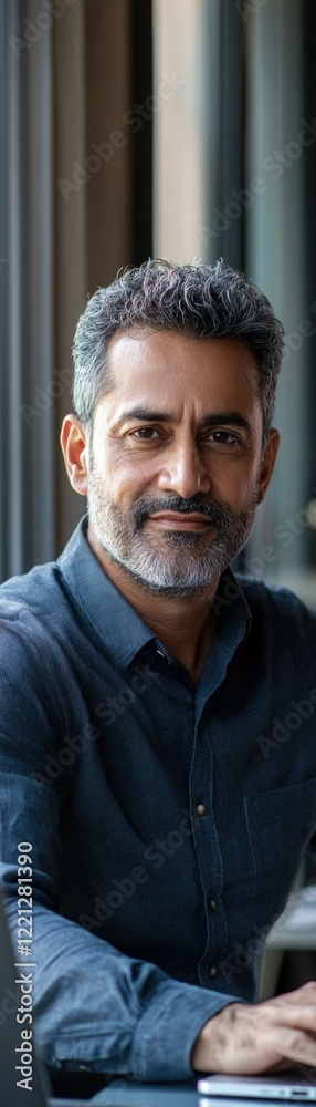 Businessman Smiling at Camera