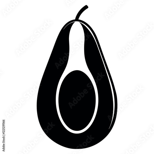 avocado vector illustration