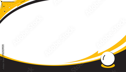Abstract snooker background design with empty space for text. Sport concept.
