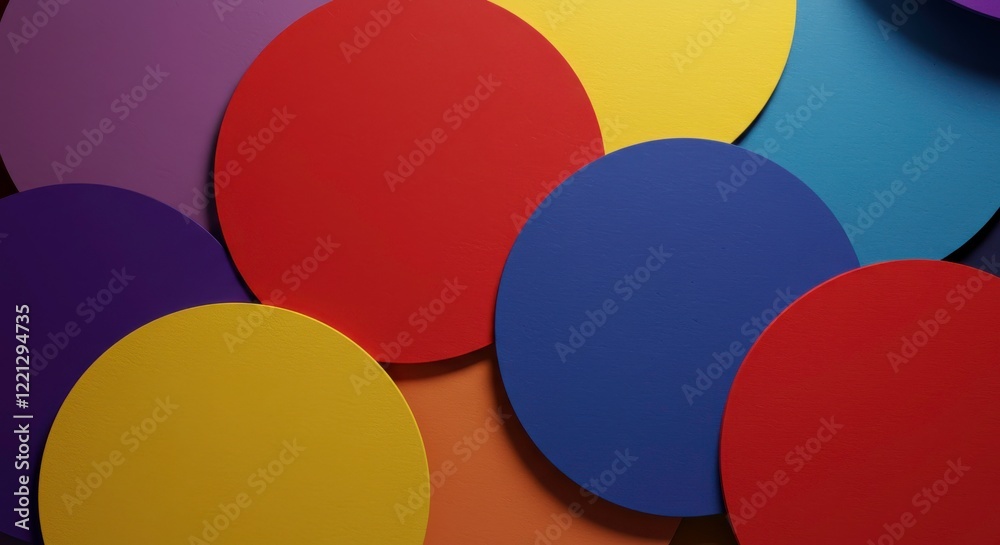 Colorful Abstract Circles: A vibrant composition of overlapping colorful circles, creating a playful and modern abstract design, capturing a sense of energy and dynamism. Colorful Abstract Circles: A vibrant composition of overlapping colorful circles, creating a playful and modern abstract design, capturing a sense of energy and dynamism.