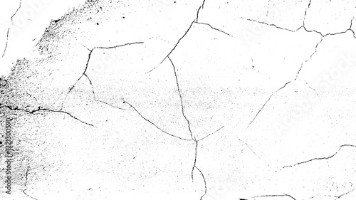 Abstract Cracked Surface Background – Broken Wall Destruction with Explosion and Debris Effect Illustration