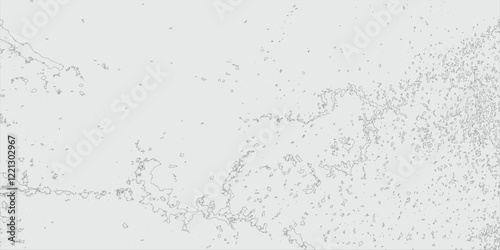 White and gray Grunge Concrete Wall Texture Background Rough texture backdrop of concrete, cement, gravel. Vector for banner and business