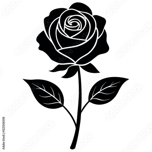 rose vector illustration
