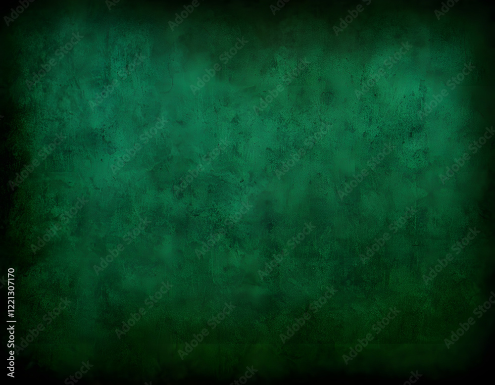 Elegant dark emerald green background with black shadow border and old vintage grunge texture design with copy space Elegant dark emerald green background with black shadow border and old vintage grunge texture design with copy space