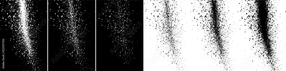 Abstract vector monochrome particle effect textures Abstract vector monochrome particle effect textures