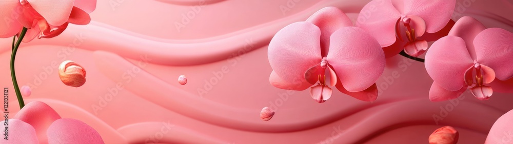 Fototapeta premium Pink Orchid Bloom