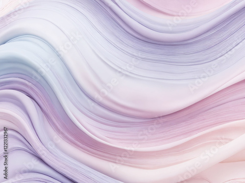 Abstract pastel swirl design showcasing flowing lines and soft colors in a smooth texture created for artistic backgrounds