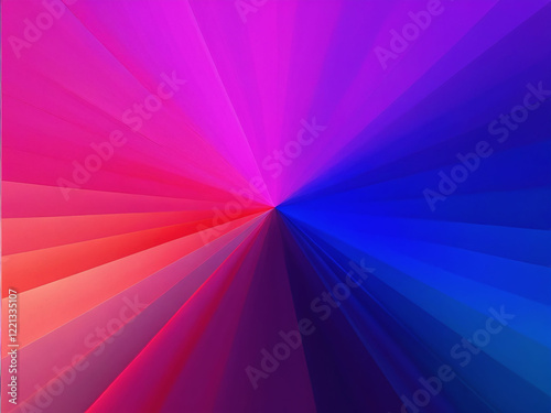 Abstract gradient pattern showcasing vibrant colors transitioning from pink to blue in a smooth, radial design