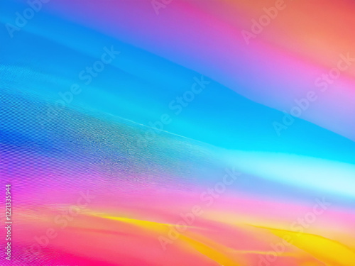 Colorful abstract background with vibrant hues of blue, pink, yellow, and orange blending seamlessly in a dynamic way