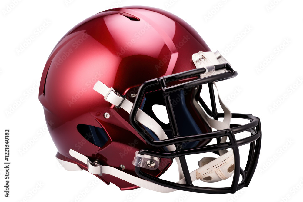 Naklejka premium American football helmet on a transparent background 