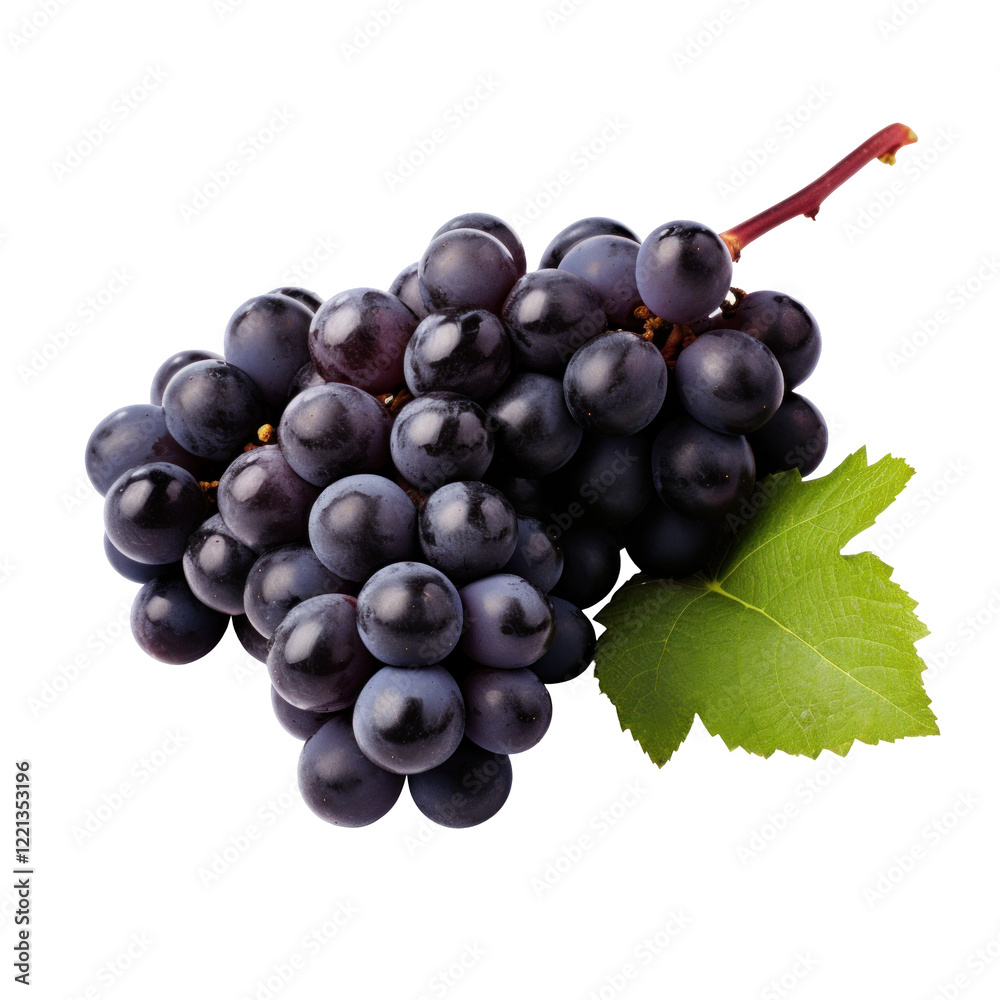 Fototapeta premium bunch of grapes isolated on white