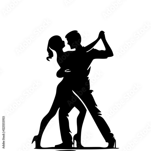 silhouette of a couple