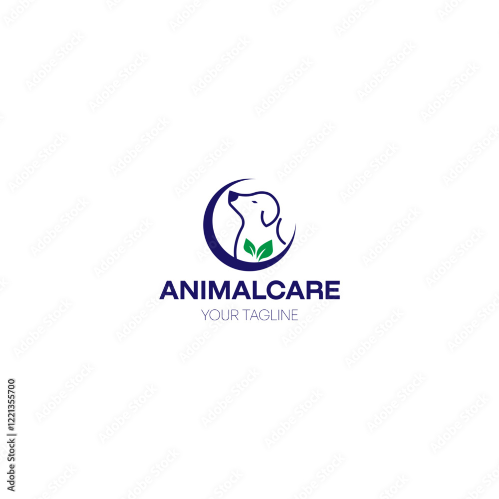 Animal care and veterinary clinic logo Animal care and veterinary clinic logo