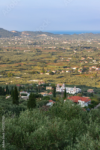 Impressive Eleftherotria convent on Greek island of Zakynthos
