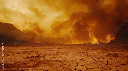 Destructive Fires and Drought The Impact of Climate Change on Our Planet photo