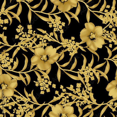 Artistic Digital Allover Pattern Design with Powerful Effects