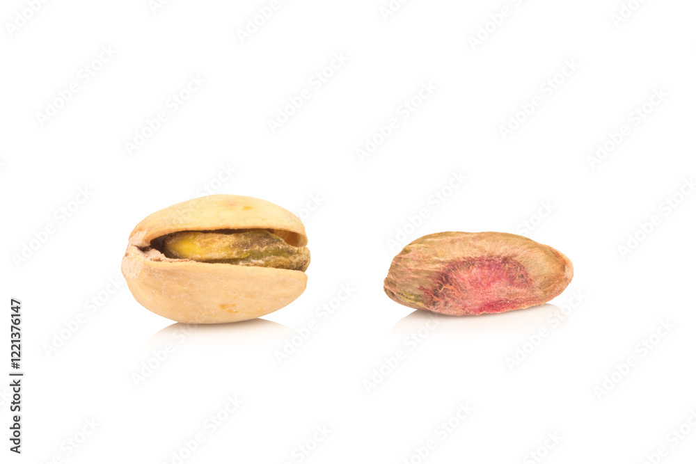 Pistachios isolated on white background Pistachios isolated on white background