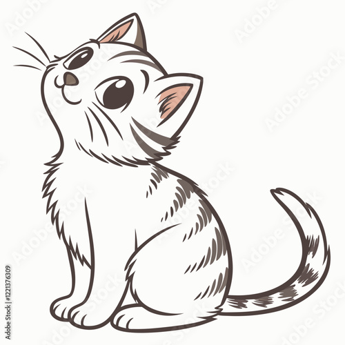 illustration of a cat