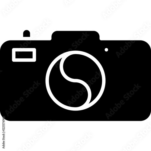 Camera icon single vector illustration