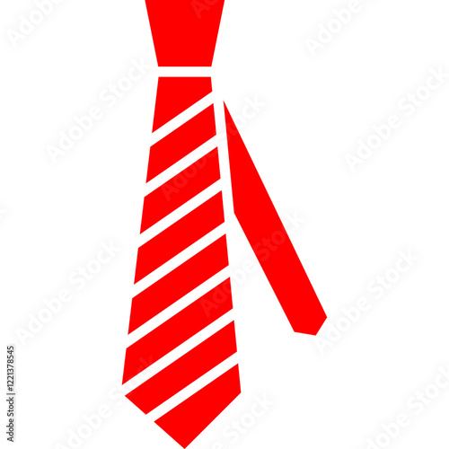 Tie icon single vector illustration