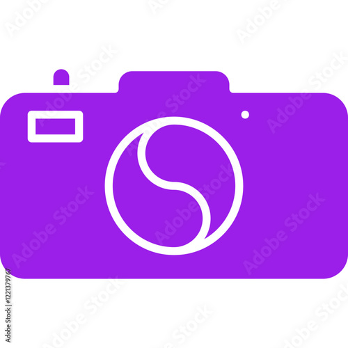 Camera icon single vector illustration
