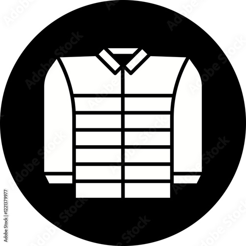 Jacket icon single vector illustration