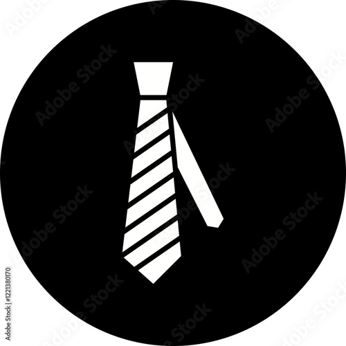 Tie icon single vector illustration