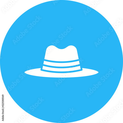 Hat II icon single vector illustration