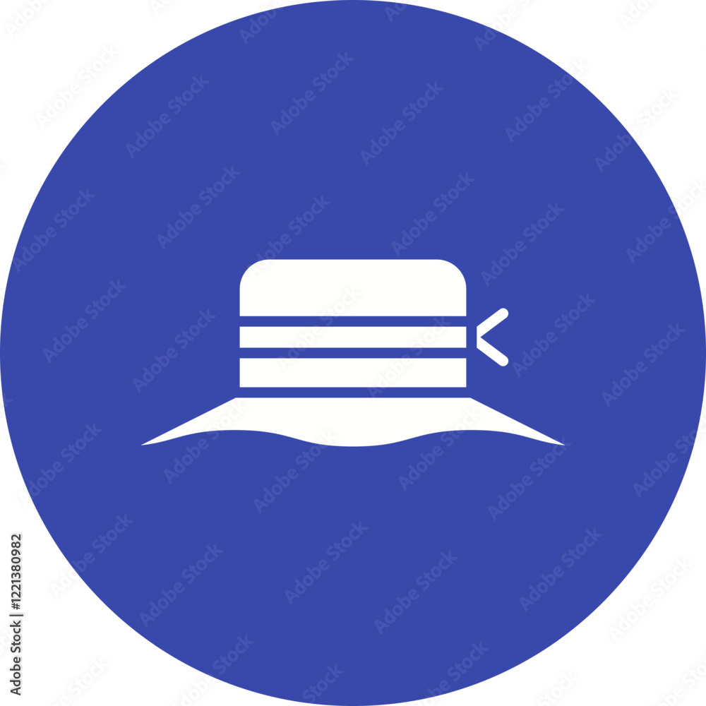 Women's Hat icon single vector illustration Women's Hat icon single vector illustration