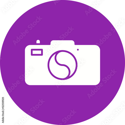 Camera icon single vector illustration