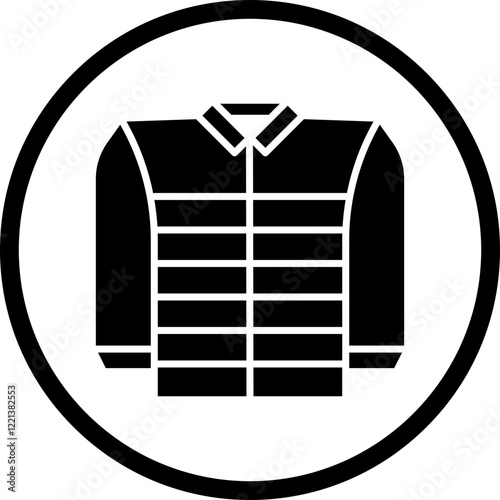 Jacket icon single vector illustration