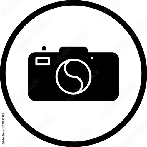 Camera icon single vector illustration