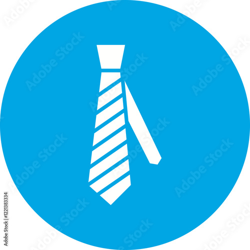 Tie icon single vector illustration