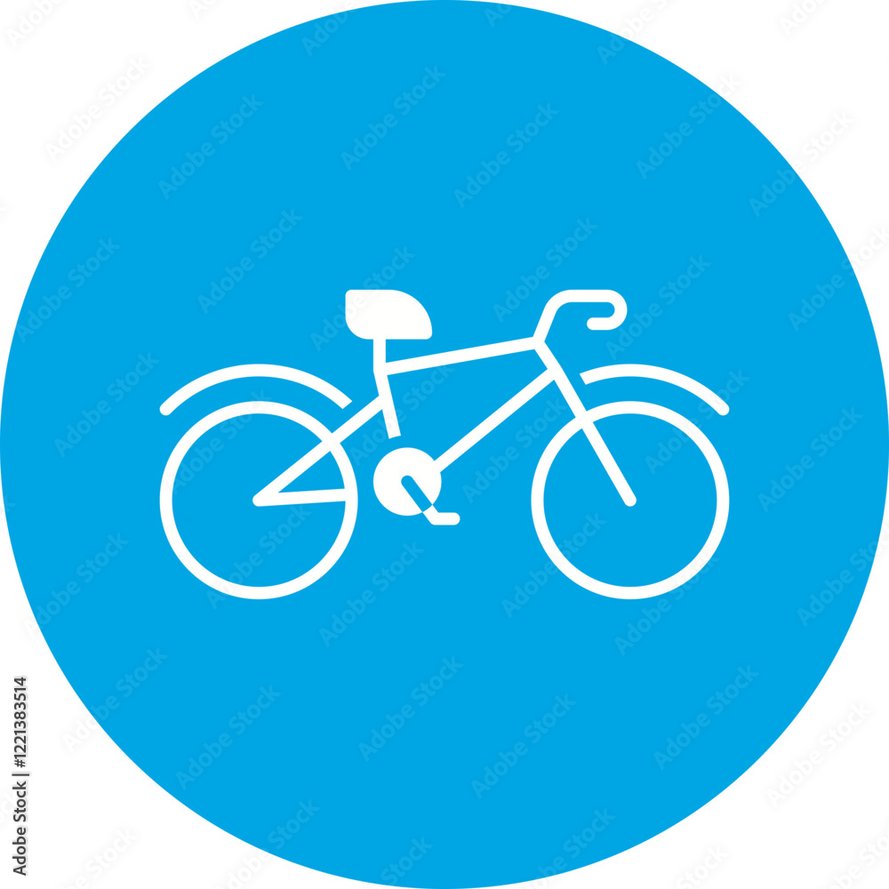 Bicycle I icon single vector illustration Bicycle I icon single vector illustration