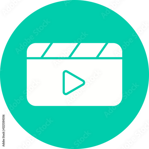 Reel icon single vector illustration
