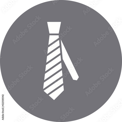 Tie icon single vector illustration
