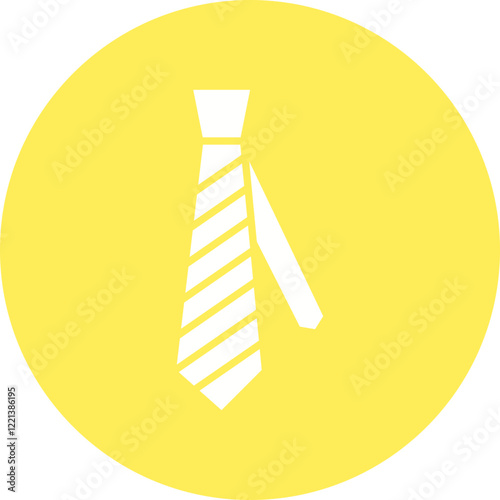 Tie icon single vector illustration