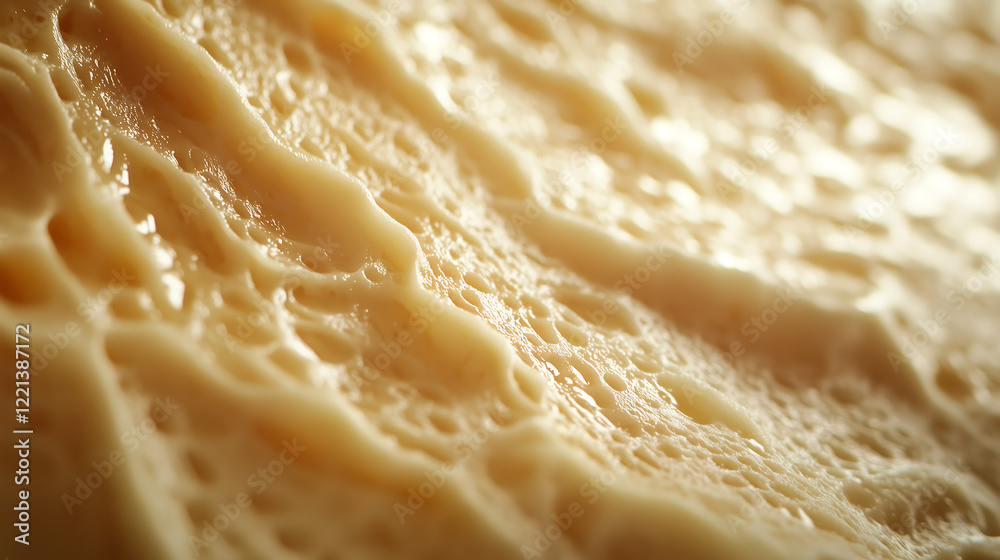 Close-up of dough showing texture Close-up of dough showing texture