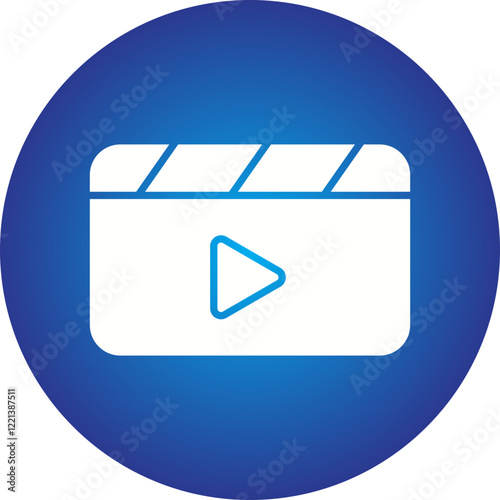 Reel icon single vector illustration