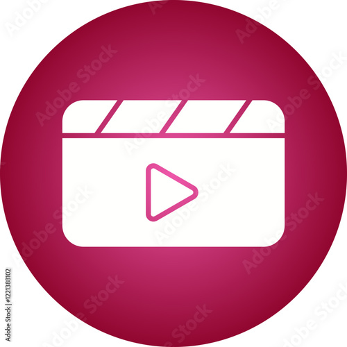 Reel icon single vector illustration