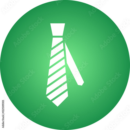 Tie icon single vector illustration